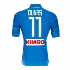 18-19 Napoli OUNAS 11 Home Soccer Jersey Shirt