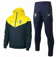 18-19 Brazil Yellow Training Suit (Windrunner Jacket+Trouser)