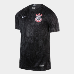 18-19 SC Corinthians Away Black Soccer Jersey Shirt