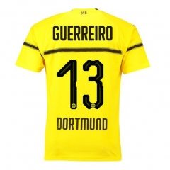 18-19 Borussia Dortmund Guerreiro 13 Cup Home Soccer Jersey Shirt