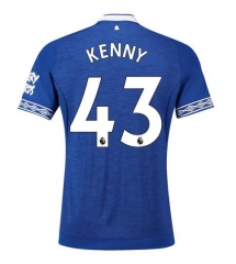 18-19 Everton Kenny 43 Home Soccer Jersey Shirt