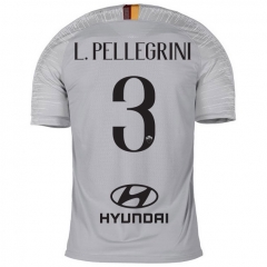 18-19 AS Roma L.PELLEGRINI 3 Away Soccer Jersey Shirt