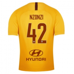 18-19 AS Roma NZONZI 42 Third Soccer Jersey Shirt