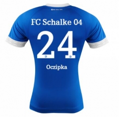 18-19 FC Schalke 04 Bastian Oczipka 24 Home Soccer Jersey Shirt