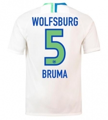 18-19 VfL Wolfsburg BRUMA 5 Away Soccer Jersey Shirt
