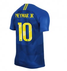 Brazil 2018 World Cup Away Neymar Jr Soccer Jersey Shirt