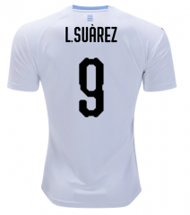 Uruguay 2018 World Cup Away Luis Suárez Soccer Jersey Shirt
