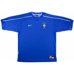 Retro 1998 Brazil Away Soccer Jersey Shirt
