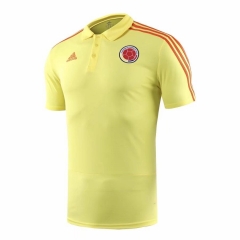 Colombia 2018 World Cup Yellow Polo Shirt