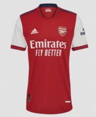 Player Version 21-22 Arsenal Home Soccer Jersey Shirt