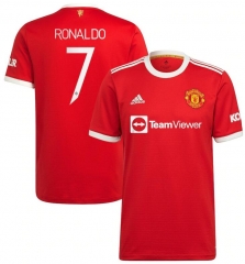 Ronaldo #7 UCL 21-22 Manchester United Home Soccer Jersey Shirt
