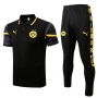 22-23 Dortmund Black Polo Shirt and Pants