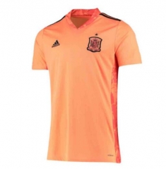 2020 Euro Spain Pink Goalkeeper Soccer Jersey Shirt