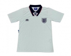 Retro England 1994 White Home Soccer Jersey Shirt