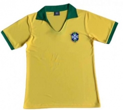 Retro 1957 Brazil Home Soccer Jersey Shirt