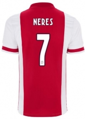 David Neres 7 Ajax 20-21 Home Soccer Jersey Shirt