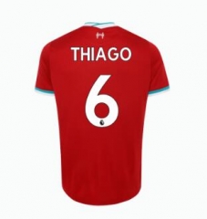 Thiago Alcantara 6 Liverpool 20-21 Home Soccer Jersey Shirt