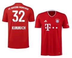 Joshua Kimmich 32 Bayern Munich 20-21 Home Soccer Jersey Shirt