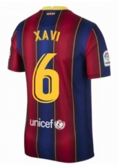 XAVI 6 Barcelona 20-21 Home Soccer Jersey Shirt