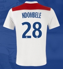 18-19 Olympique Lyonnais NDOMBELE 28 Home Soccer Jersey Shirt