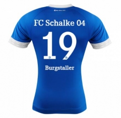 18-19 FC Schalke 04 Guido Burgstaller 19 Home Soccer Jersey Shirt