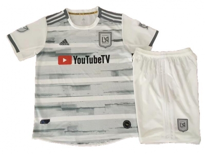 Los Angeles FC 2019/2020 Away Children Soccer Jersey Kit Shirt + Shorts