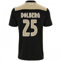 18-19 Ajax kasper dolberg 25 Away Soccer Jersey Shirt