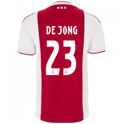 18-19 Ajax siem de jong 23 Home Soccer Jersey Shirt