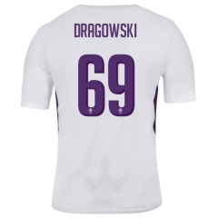 18-19 Fiorentina DRAGOWSKI 69 Away Soccer Jersey Shirt