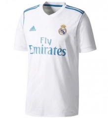 Retro 17-18 Real Madrid Home Soccer Jersey Shirt