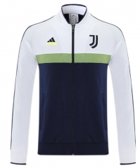 21-22 Juventus White Navy Training Jacket