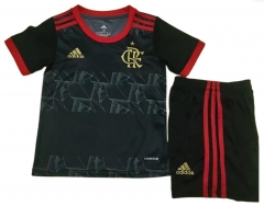 Children 20-21 Flamengo Third Soccer Uniforms