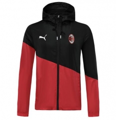 AC Milan 2019/20 Black Red Windbreaker Jacket