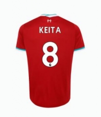 Naby Keita 8 Liverpool 20-21 Home Soccer Jersey Shirt