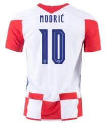 LUKA MODRIĆ #10 2020 EURO Croatia Home Cheap Soccer Jerseys Shirt
