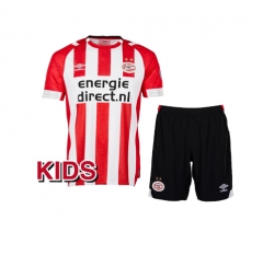 18-19 PSV Eindhoven Home Children Soccer Jersey Kit Shirt + Shorts