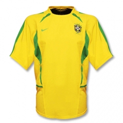 Brazil 2002/2003 Home Retro Soccer Jersey Shirt
